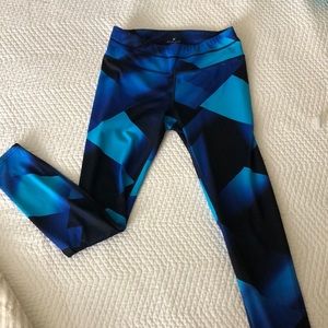 Athleta colorblock workout leggings